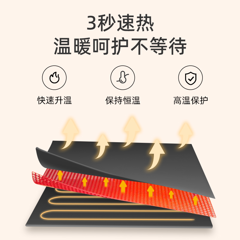 爬宠加热垫守宫宠物蛇角蛙饲养箱恒温取暖垫爬虫斗鱼温控加热垫