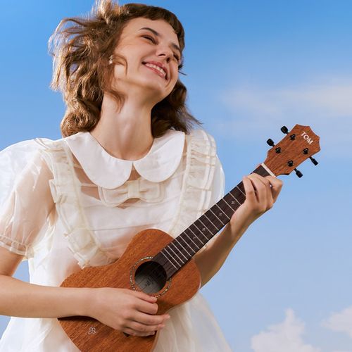 白熊音乐TOM T5/T5S 桃花芯木面单尤克里里初学男女生款
