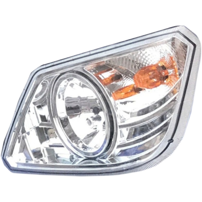 时风华庆三轮车改装配件12-80伏通用LED大灯升级款远近光高亮灯泡