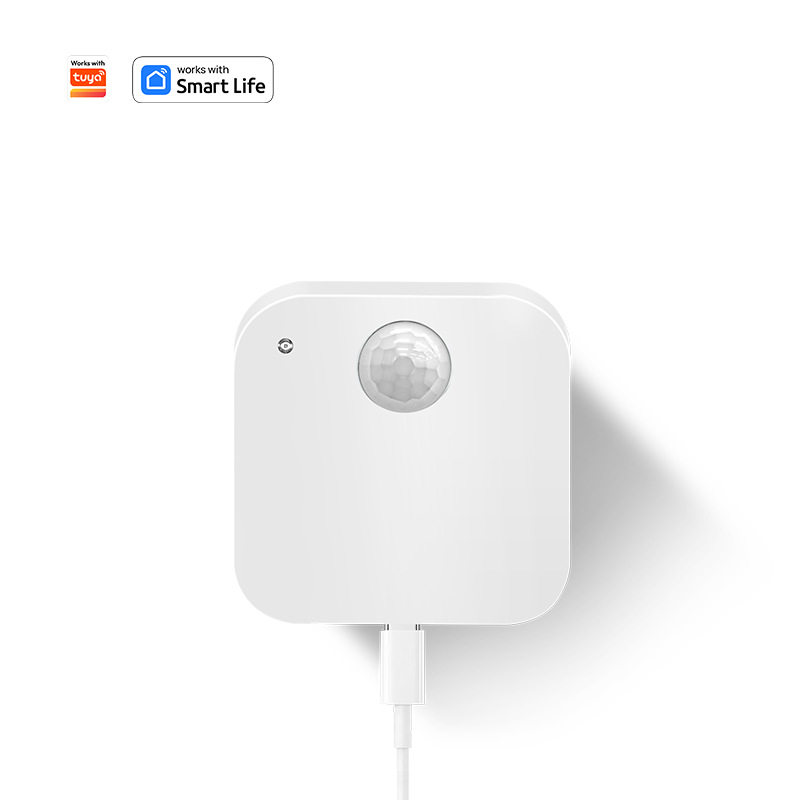 涂鸦ZigBee人体存在感应器智能家居设备智能PIR+雷达+亮度三合一