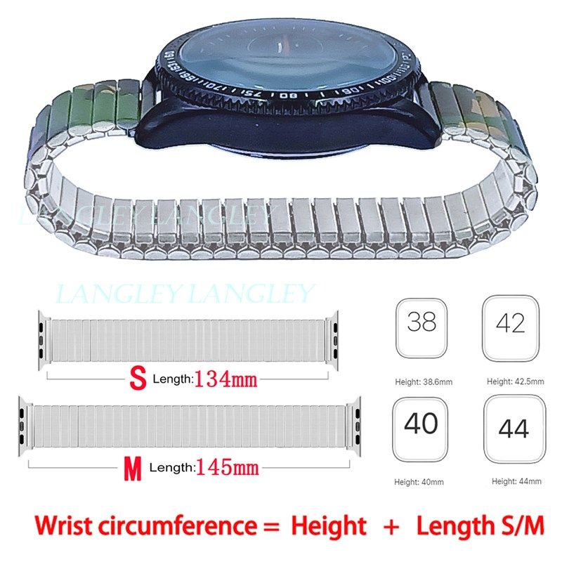 Elastic Watchband for Iwatch 40mm 44mm 42mm 45/49mm