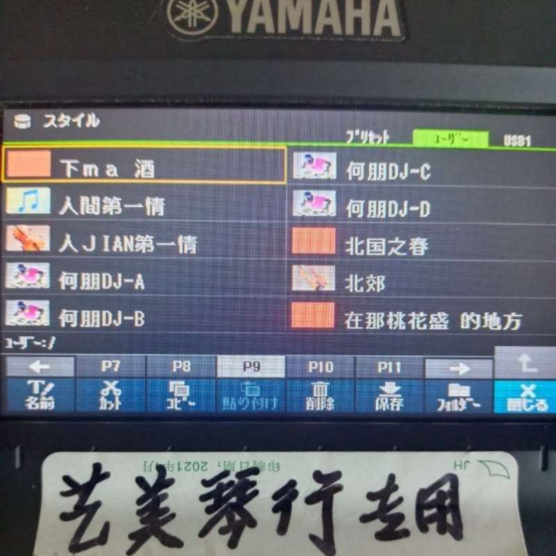 电子琴节奏包PSR670SX600SX700SX900节奏扩展包音色扩展包中文