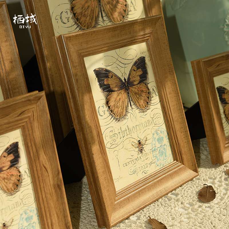 相框纪念册6寸美式复古5寸7寸8寸10寸120寸A3A4挂墙摆台照片相簿