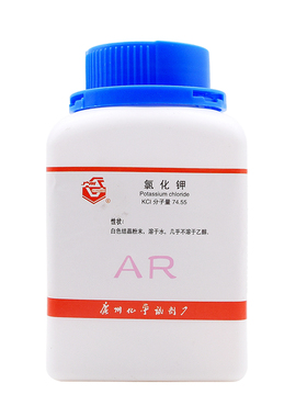 广试氯化钾化学试剂分析纯 AR500g 含量99.5% 白色结晶性粉末 KCI