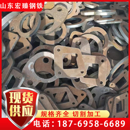 定制耐磨板nm400/nm500耐磨钢板Mn13高猛板65Mn弹簧钢板激光切割