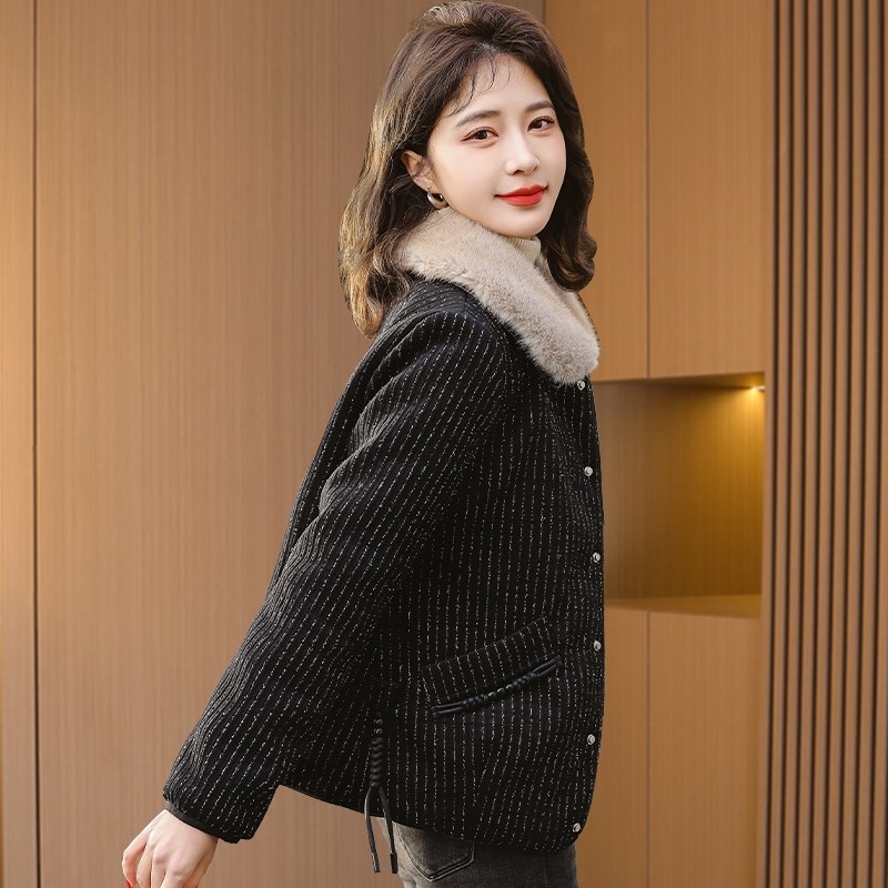 好货九江平湖羽绒服女士2025新款爆冬今年流行短款海宁皮草两面穿