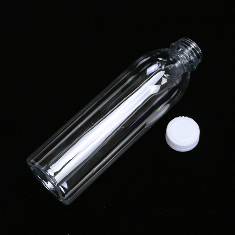 150ml-550ml塑料瓶透明密封罐带盖分装水瓶食品级矿泉水瓶子空瓶