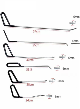 Car Dent Repair Hail Remover Hooks Rods Car Paintless Dent R