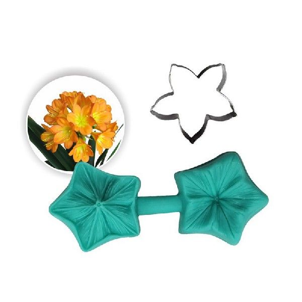 8Pcs Petal Pattern Silicone Mold Fondant Mold DIY Handmade