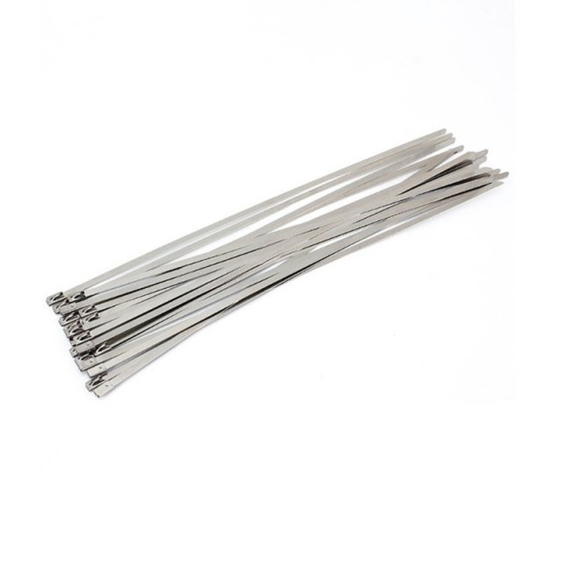 Metal Zip Ties 304 Stainless Steel Cable Tie Heavy Duty Self