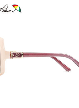 花雨伞近视太阳镜女款墨镜偏光驾驶镜AP11617C046粉红/紫脚