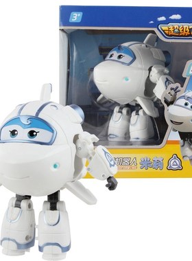Big!!! Super Wings Jet Deformation Airplane Robot Action Fig