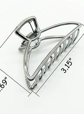 TIHOOD 4PCS Large Metal Hair Claw Clips Hair Catch Barrette