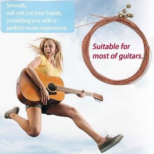 6 String Set for Electric Guitar Cord Metal Rock Hexagonal