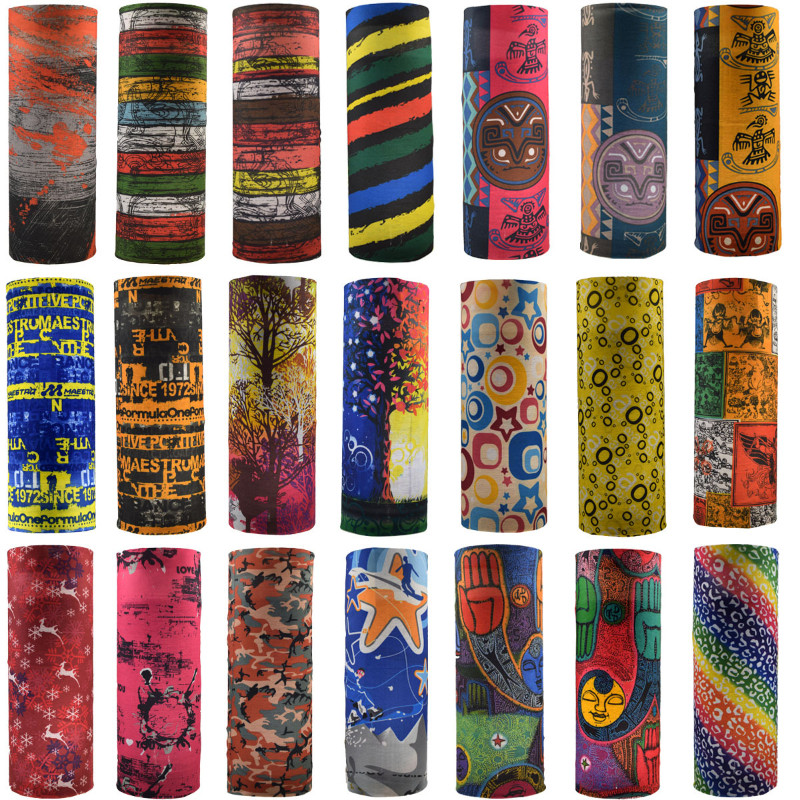 无缝骑行头巾面罩魔术户外运动男女自行车头套汗巾