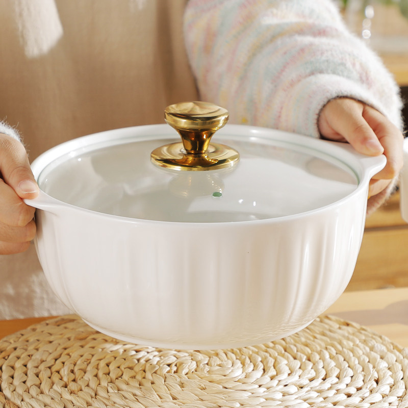 10英寸大容量双耳汤碗