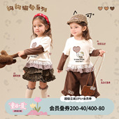 新款 2026冬季 婴儿时髦豹纹加绒两件套 女宝宝洋气套装 小o爸女婴童