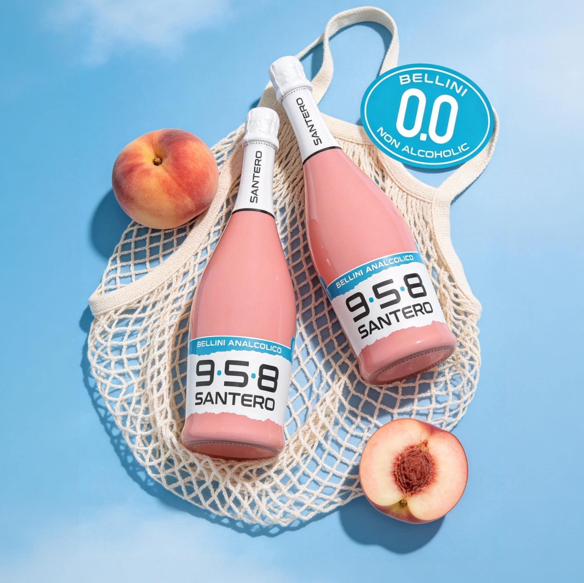 无醇葡萄酒意大利958无酒精零度起泡酒女士微醺聚会用酒送香槟杯