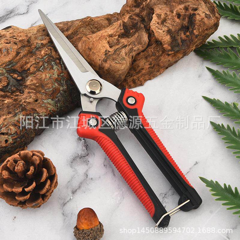 现货 不锈钢花剪园艺剪刀修枝剪树枝剪刀日本花艺剪刀