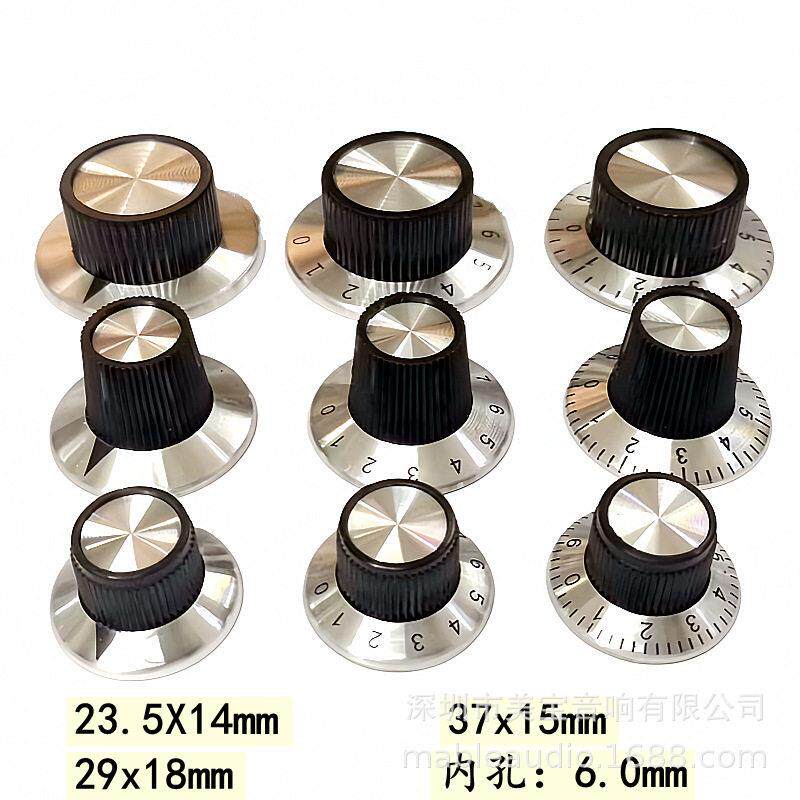 胶木旋钮音响电位器开关效果器旋钮23x14 29x18 37X15mm孔6.0mm