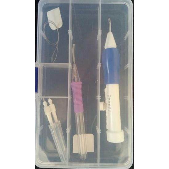 刺绣垛绣针 戳戳乐掇花针 小饰品专用具穿线器戳花针套装
