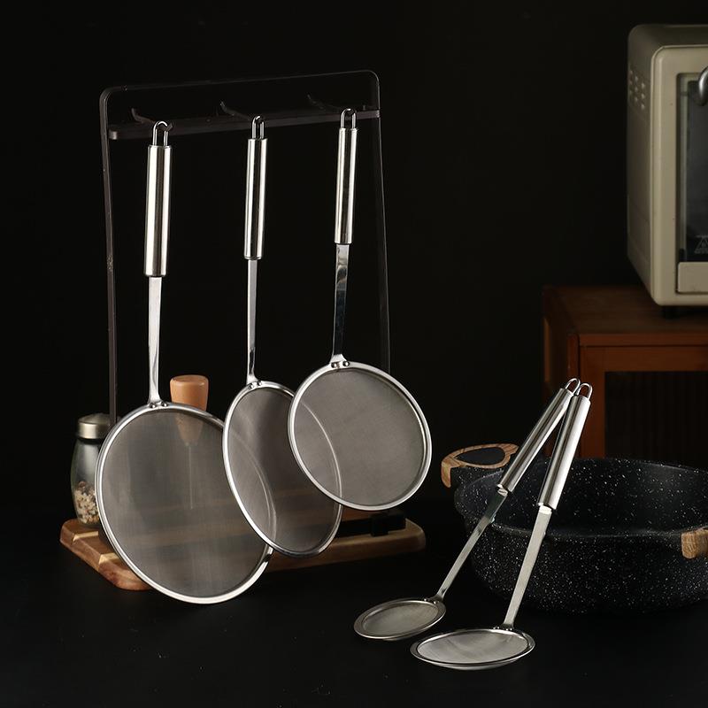 豆浆过滤网漏勺家用不锈钢厨房多功能网筛火锅打沫勺子密网隔油勺