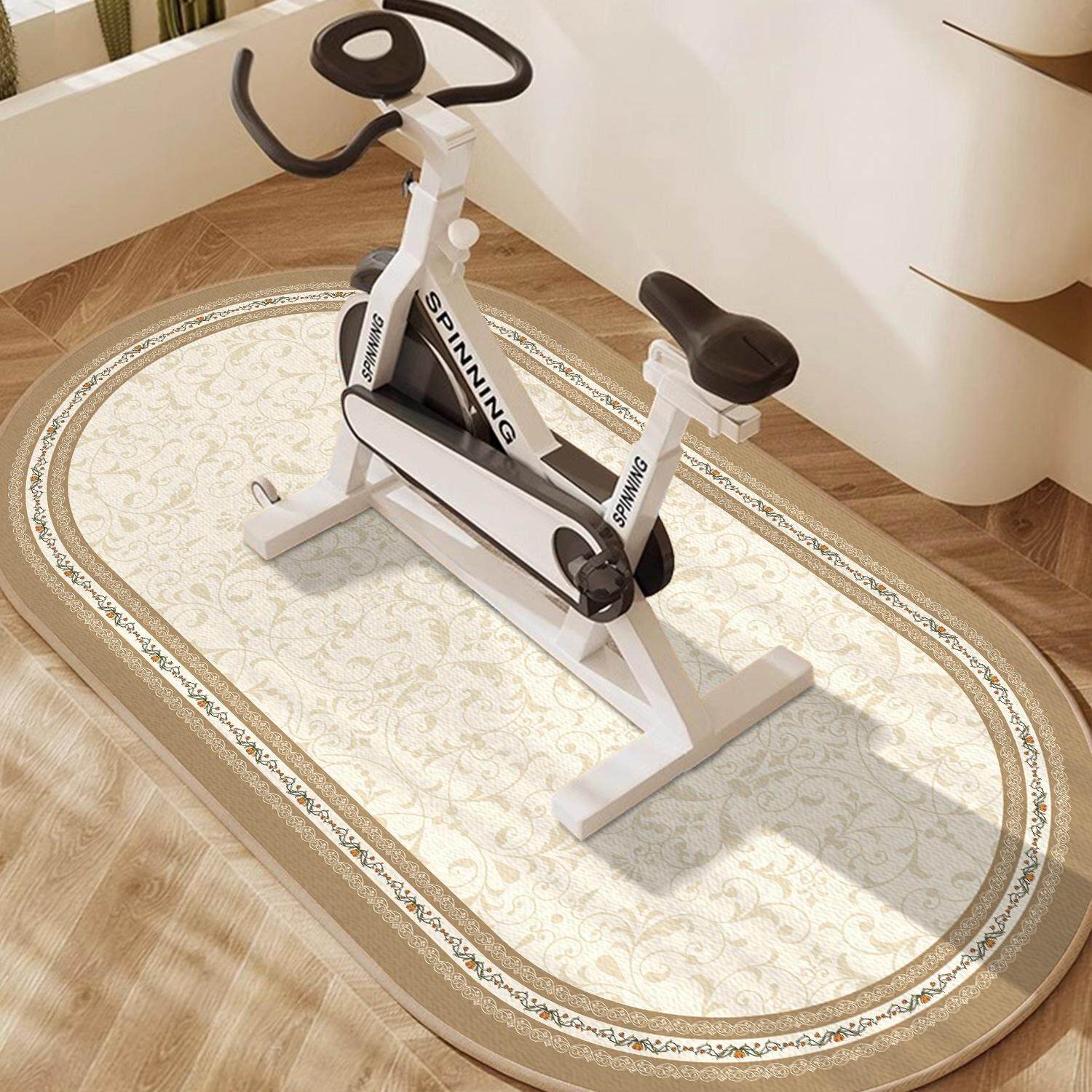 跑步机减震隔音地垫健身健身车椭圆机防滑防震室内运动吸音地毯