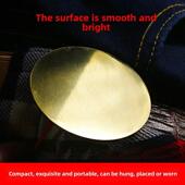 圆八卦铜镜十二生肖纯铜平镜新婚护心镜婚礼随身小挂件