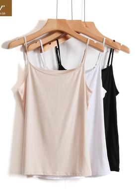 凯撒caser女士优可丝背心白色吊带夏季莫代尔内搭打底衫BK02-3062