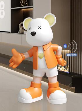 客厅创意之心与蓝牙欢迎暴力熊电视柜入口可达豪华落地大型装饰品
