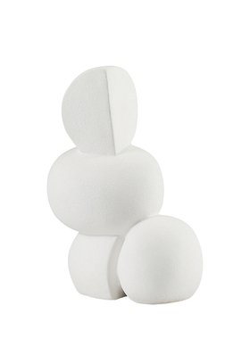 创意奶酪陶瓷镂空小摆件现代样板间儿童房家居几何圆球装饰工艺礼