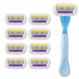 Safety Shaving Razor Blades 4 Layers Replaceable Heads