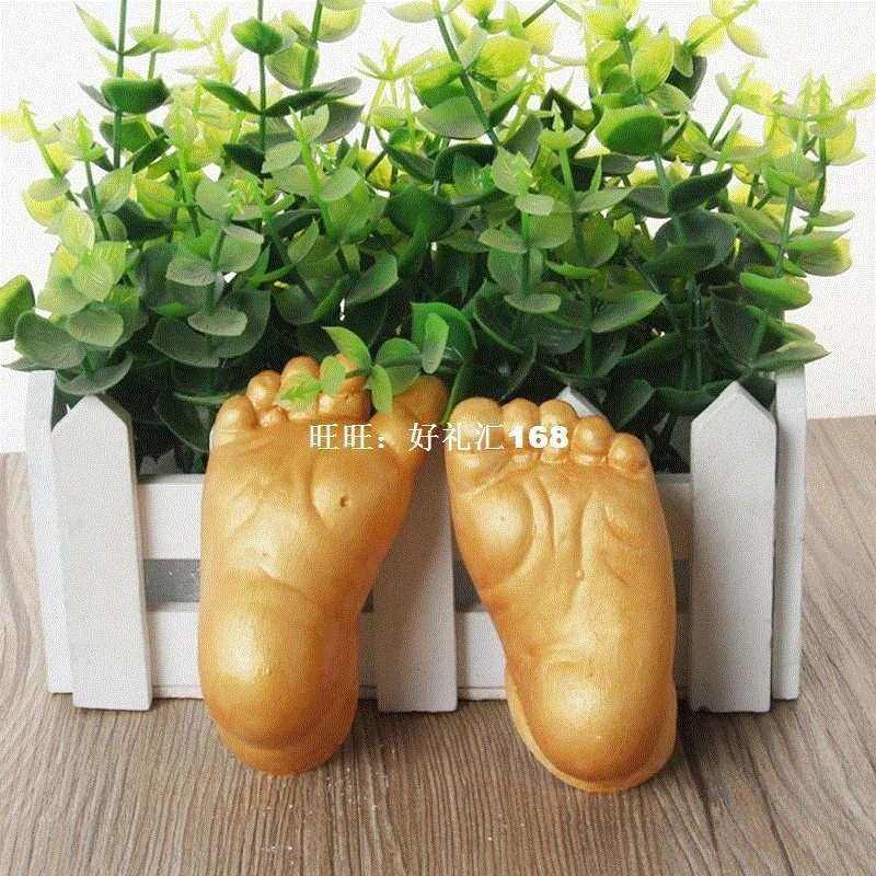 3D Baby Hand and Foot Print Plaster Casting Kit Handprint Fo