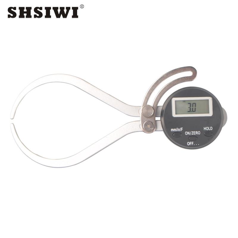 思爲数显外卡规测厚仪可携式壁厚表0-25mm管材厚度钢板镜片壁厚仪