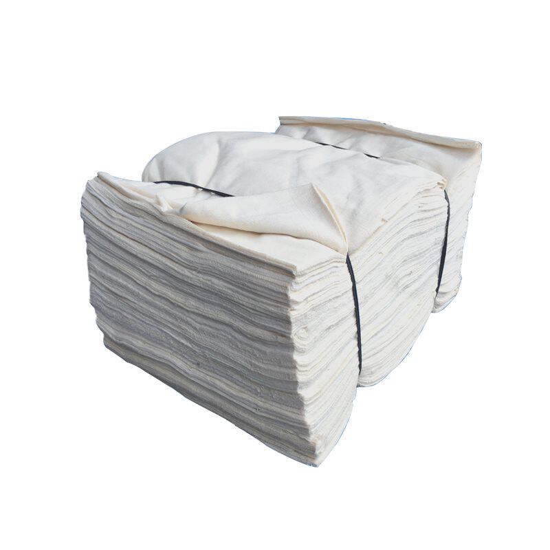 极速擦机布棉质白色搞卫生清洁标准尺寸工业擦地抹布擦机器不掉毛