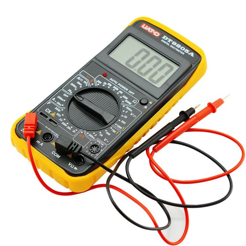 。华天道 DT 9205A 万用电表 液晶数字式 显示表 数字万用电表