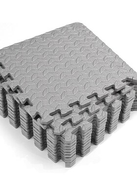 12PCS EVA Leaf Grain Floor Mats 30*30cm Gym Floor Mat Splici