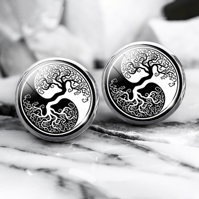 e of Life Cufflinks for Men Best Man Cufflinks Set Cufflinks