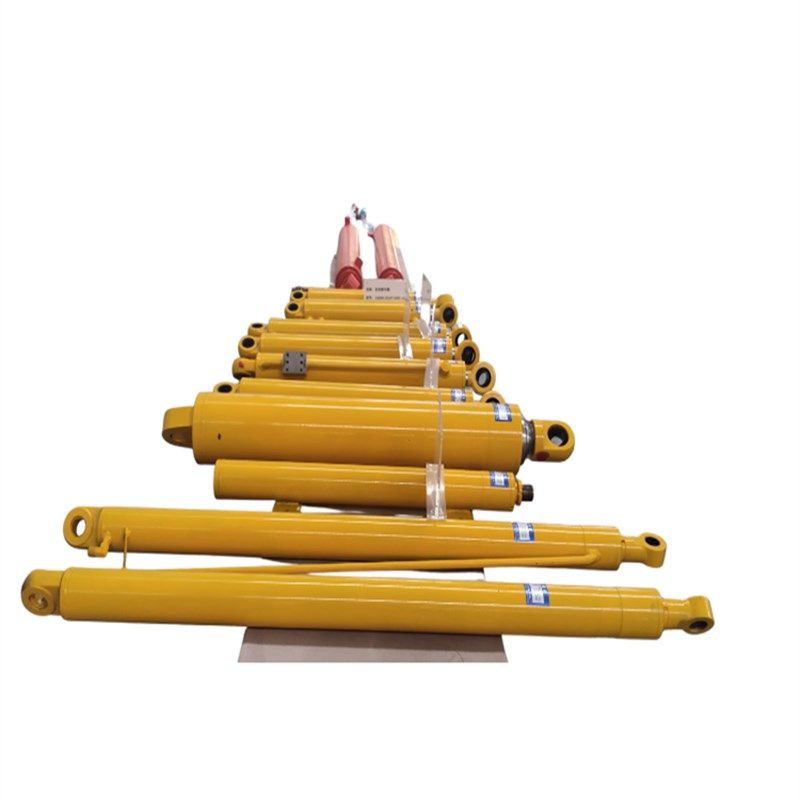 压缩垃圾车推头油缸3.8米5.7米4.8米多级液压顶 环卫车配件柱塞泵