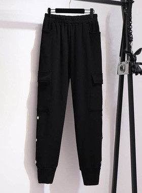 150Kg Plus Size Womens Autumn Winter Fleece Sweatshir Pants