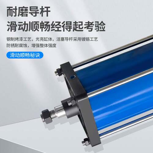 极速QGB重型汽缸QGA标准气缸大推力小型气动160X25X50X75X100X125