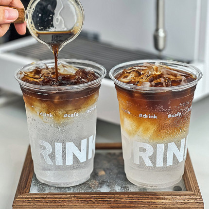 咖啡一次性杯98口径500MLpet冷饮杯奶茶杯果汁饮料打包杯定制logo