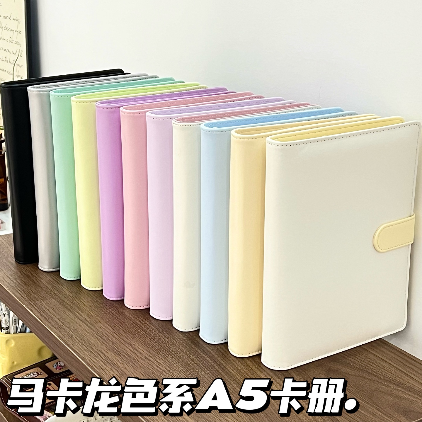 2025新款多巴胺纯色卡册收纳册