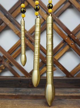 黄铜文昌笔金榜题名挂件铜笔摆件书桌客厅送学生礼物可随身携带