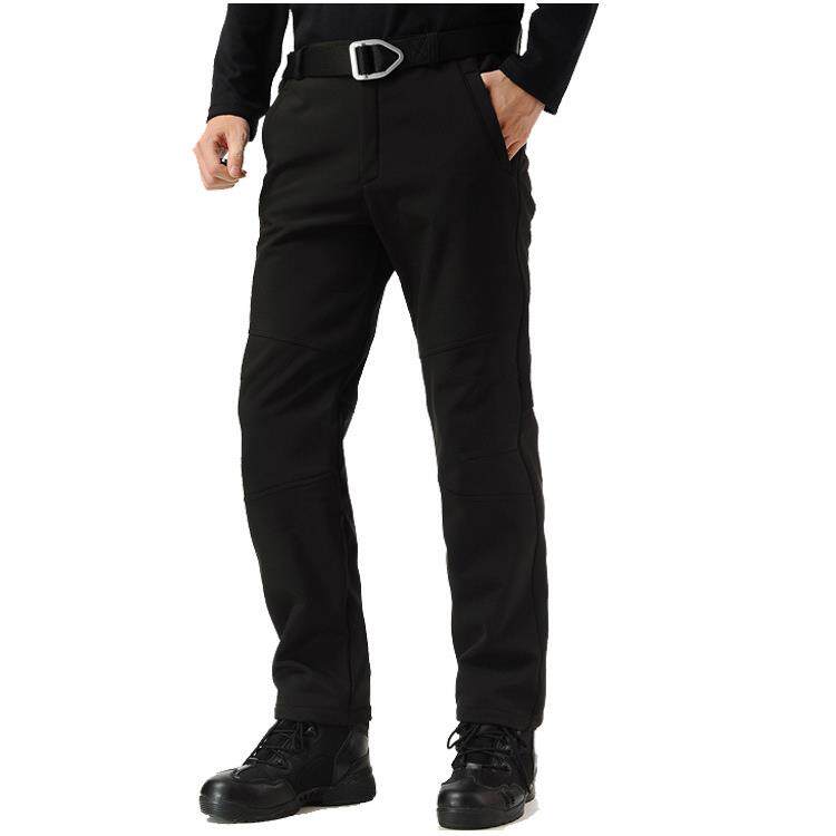 战术裤男冲锋裤男冬季长裤秋冬防水加绒加厚抓绒软壳裤保暖 耐磨