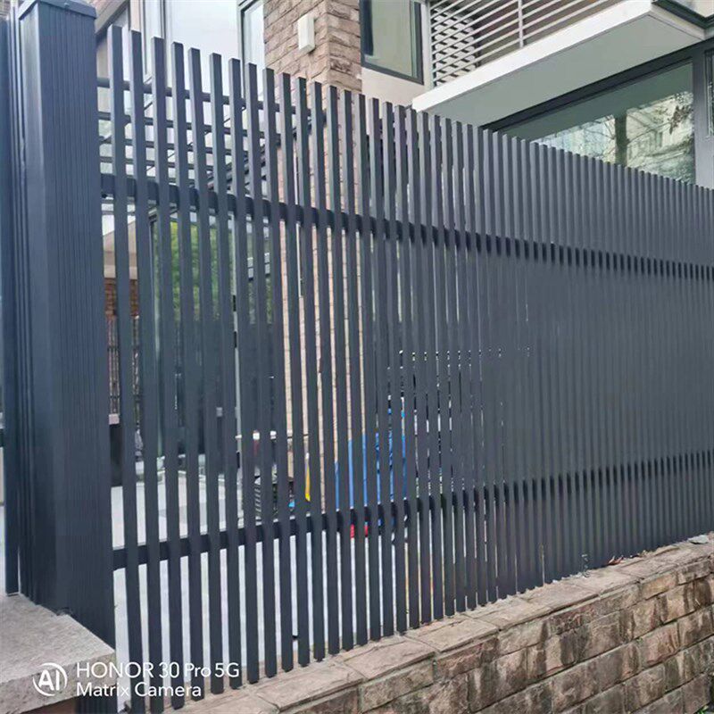 好货2023新款加密隐私铝合金阳台护栏户外花园别墅庭院围墙栅栏成