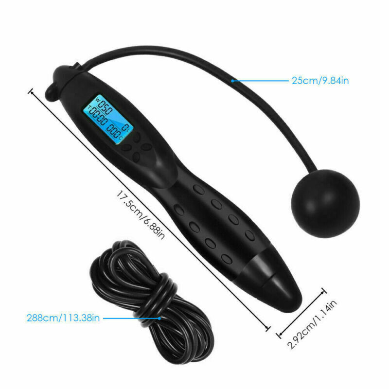 新品Digital LCD Jump Jumping Skipping Rope Calorie Count Cou