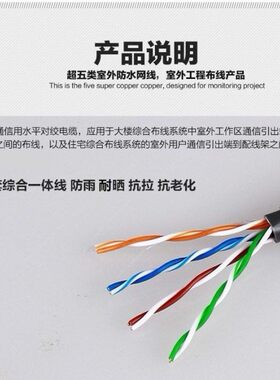 好货新款收到就能用超五类网线家用高速电脑宽带线150m米成品室外