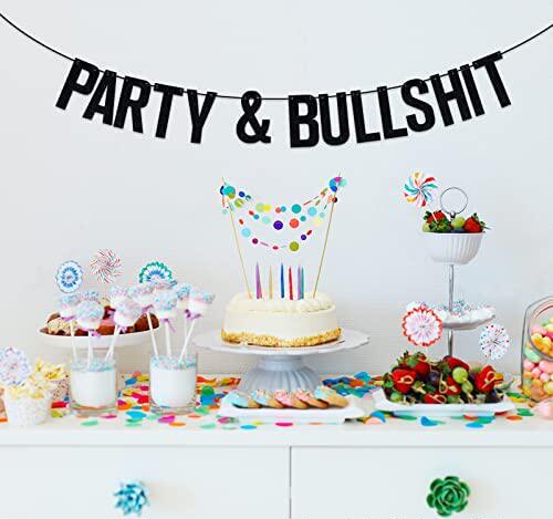 极速Party and Bullshit Banner  Funny Birthday Party Hip Hop