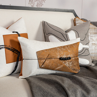 元熙壹品【组合】系列新中式沙发抱枕酒店大厅软装靠枕床上靠枕套